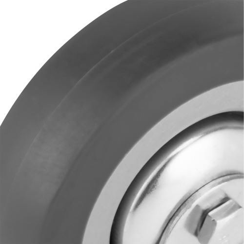 Колесо неповоротное D 75 мм, крепление  платформенное Сибртех фото 5