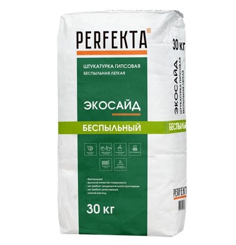 Штукатурка гипсовая Perfekta Экосайд 30 кг