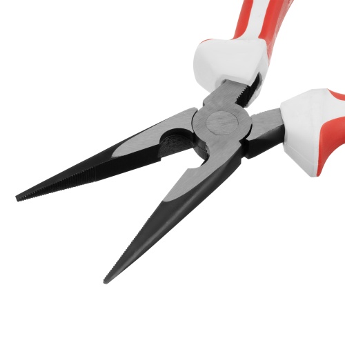 Длинногубцы прямые Premium, 200 мм, трехкомпонентные рукоятки Matrix фото 4