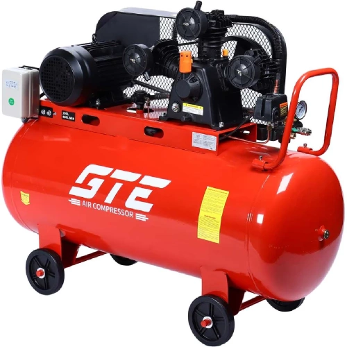 Компрессор поршневой с ременным приводом GTE 380В, ресив. 200л, 400л/мин. -MR4200400A GTE-MR4200400A
