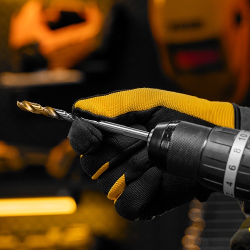 Сверло спиральное по металлу 8,5 x 117мм, Р6М5, Golden Tip, многогранная заточка Denzel фото 8 Сверло спиральное по металлу 8,5 x 117мм, Р6М5, Golden Tip, многогранная заточка Denzel фото 8