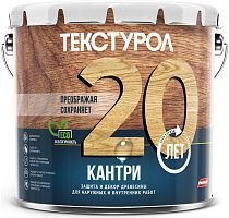 Средство для защиты и декора древесины Текстурол Кантри белый база А 2,7 л