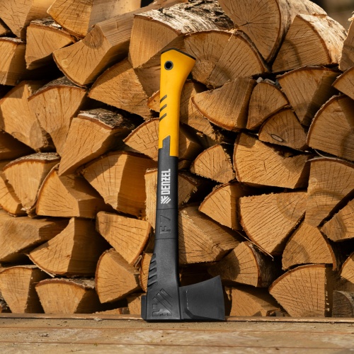 Колун, F7, 1400 гр, двухкомпонентная рукоятка, 500 мм// Denzel фото 10