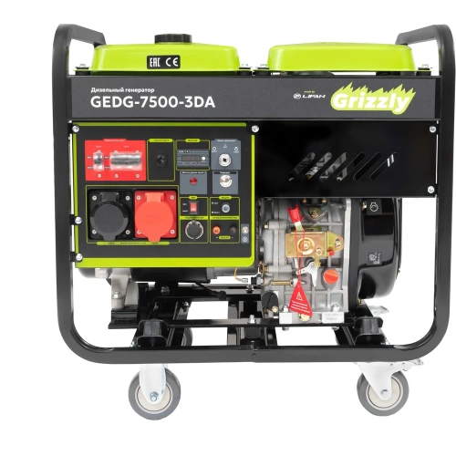 Дизельный генератор Grizzly Dual Power GEDG-7500-3DA