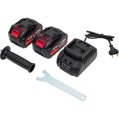 Угловая шлифовальная машина аккумуляторная бесщеточная EDON UAG-21/125CBL 27811 фото 11