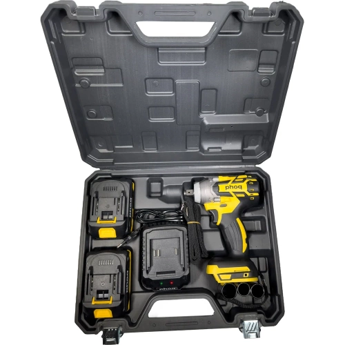 Гайковерт аккумуляторный ударный PHOQ 320 Н/м 4.0 АЧ DYWR1-1 фото 8