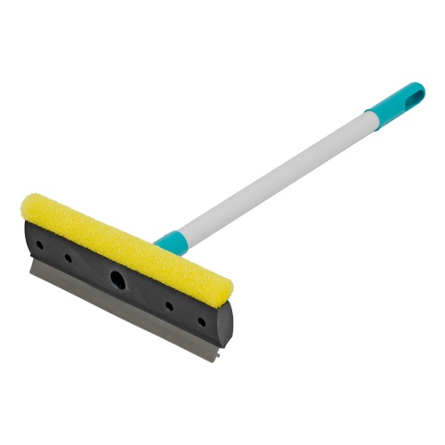 Щетка-окномойка с водосгоном, пластиковый черенок, 430х220 мм, Home Palisad