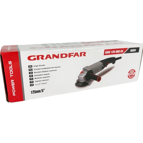 Угловая шлифмашина GRANDFAR GWS125-860G3 фото 7 Угловая шлифмашина GRANDFAR GWS125-860G3 фото 7