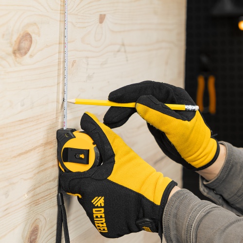 Рулетка 3м х 13мм, двухкомп. корпус, кнопка-пауза Denzel фото 11