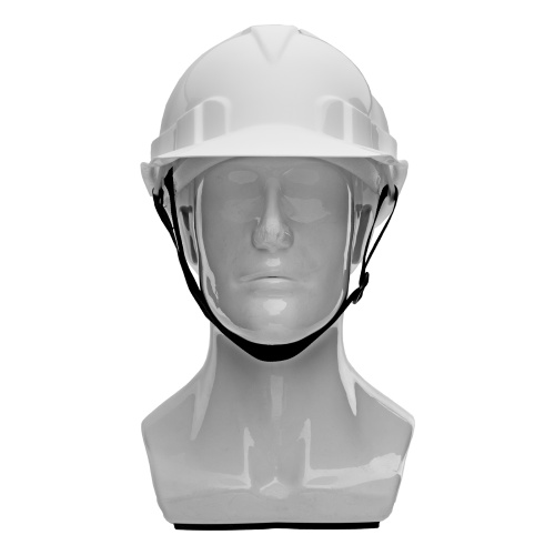 Каска защитная из ударопрочной пластмассы, белая Сибртех фото 2