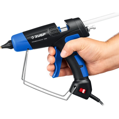 Термоклеевой электрический пистолет ЗУБР Профессионал 200, d 11 мм 06852-11 фото 4