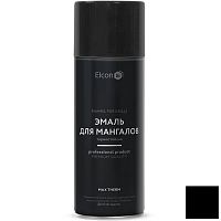 Эмаль аэрозоль термостойкая для мангалов Elcon Max Therm чёрная 520 мл