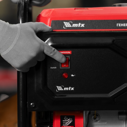 Генератор бензиновый RS-4000, 3,3 кВт, 230В, ручной стартер MTX фото 24