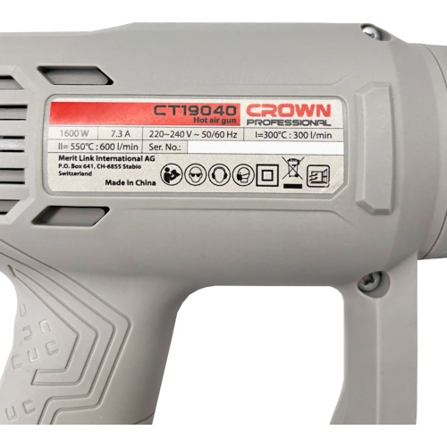 Фен технический Crown CT19040 фото 6 Фен технический Crown CT19040 фото 6