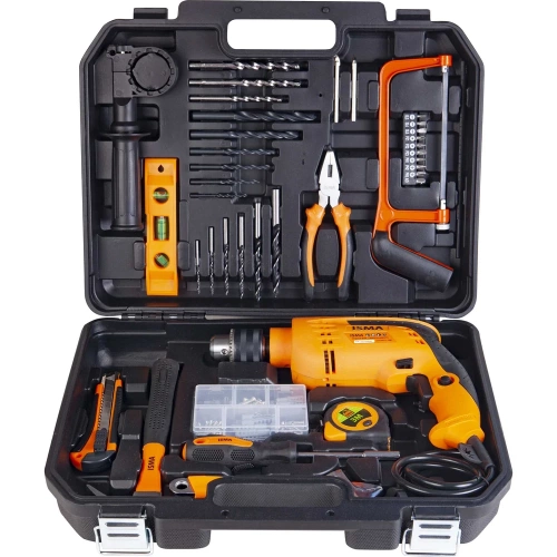 Набор инструментов с электрической дрелью ISMA 95 предметов (220v,750w,0-2900об/мин),в кейсе ISMA-1095(51106) фото 9 Набор инструментов с электрической дрелью ISMA 95 предметов (220v,750w,0-2900об/мин),в кейсе ISMA-1095(51106) фото 9