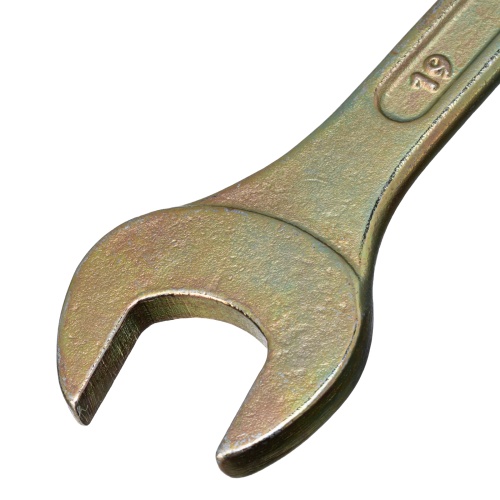 Ключ рожковый, 17 х 19 мм, желтый цинк Сибртех фото 3