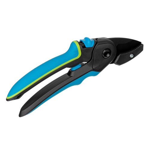 Секатор с наковальней, 220 мм, регулировка захвата, трехкомпонентные рукоятки, Luxe, Palisad фото 2