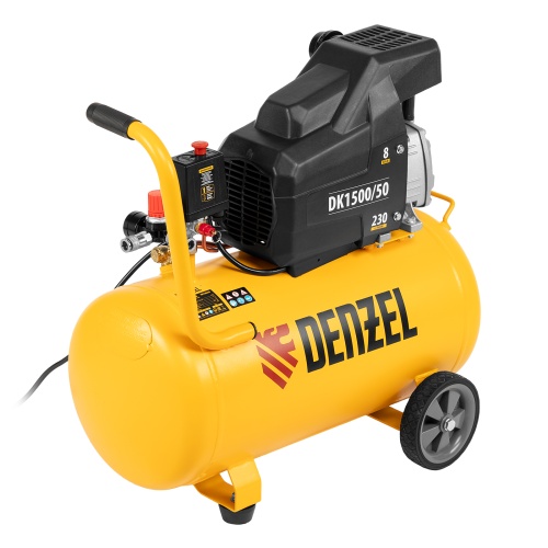 Компрессор воздушный DK1500/50, Х-PRO 1.5 кВт, 230 л/мин, 50 л Denzel фото 46