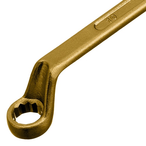 Ключ накидной, 8 х 10 мм, желтый цинк Сибртех фото 3