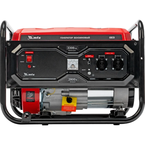 Генератор бензиновый MTX RS-4000, 3,3 кВт, 230В, ручной стартер 946115 фото 10