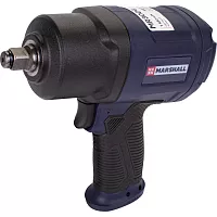 Пневматический ударный гайковерт MARSHALL 1450 н.м, 1/2, ударные головки, кейс MR3004