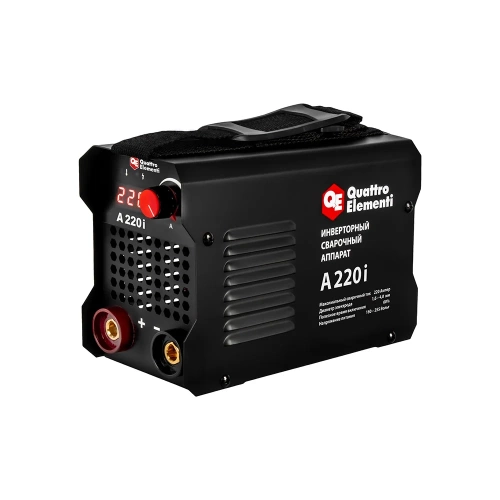Аппарат электродной сварки QUATTRO ELEMENTIA 220i 220 А, электроды до 4.0 мм, дисплей 922-609 Аппарат электродной сварки QUATTRO ELEMENTIA 220i 220 А, электроды до 4.0 мм, дисплей 922-609