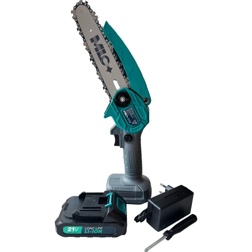 Аккумуляторная цепная пила MLC шина 15.2 см,21В, АКБ Li-ion 1.3 А*ч YH-DZ-102 Аккумуляторная цепная пила MLC шина 15.2 см,21В, АКБ Li-ion 1.3 А*ч YH-DZ-102