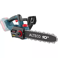 Бесщеточная аккумуляторная цепная пила ALTECO CCS 21-25 BL Solo 82041