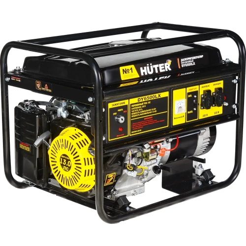 Электрогенератор Huter DY6500LX электростартер 64/1/7 фото 4