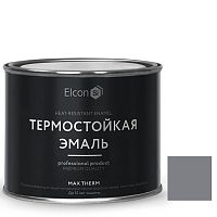 Эмаль термостойкая Elcon Max Therm 700 градусов графит 0,4 кг