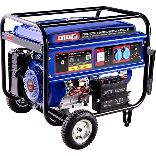 Бензиновый генератор СПЕЦ SB-6500E2N