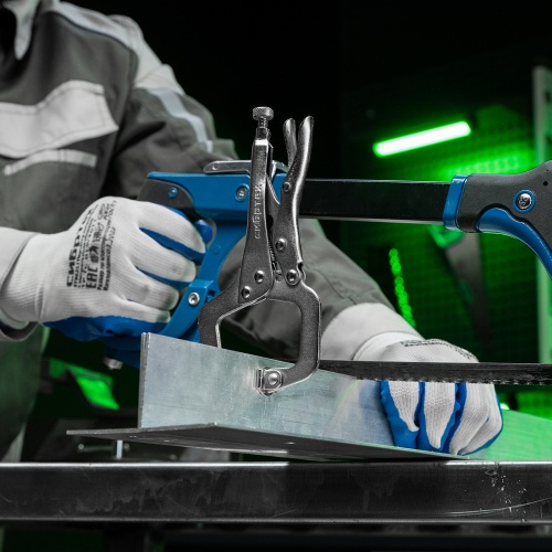 Зажим ручной, увеличенный захват, подвижные губки, 170 мм Сибртех фото 12