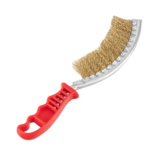 Щетка металлическая изогнутая, пластиковая ручка Matrix фото 2