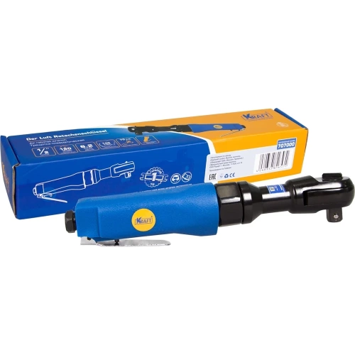 Пневмотрещотка KRAFT угловой пневмогайковерт 1/2 70 Н.м. KT 707000 фото 6