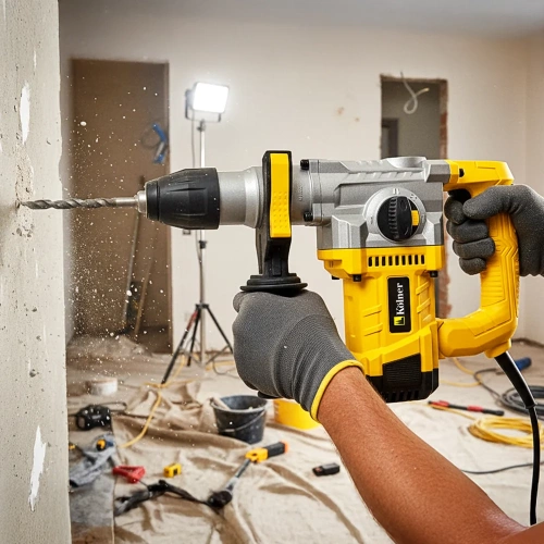 Перфоратор Kolner KRH 890C, 890Вт, SDS-plus, 4.5Дж, кейс 8030300264 фото 3 Перфоратор Kolner KRH 890C, 890Вт, SDS-plus, 4.5Дж, кейс 8030300264 фото 3