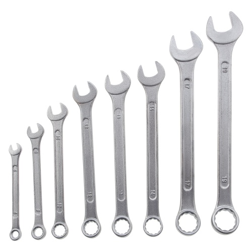 Набор ключей комбинированных, 6-19 мм, хромированные, 8 шт, Sparta Набор ключей комбинированных, 6-19 мм, хромированные, 8 шт, Sparta