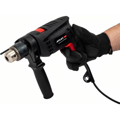 Профессиональная ударная дрель ATLET PRO PDIPRO600K 600 Вт ключевой патрон фото 10