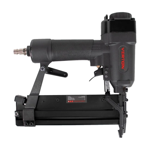 Пневматический степлер VERTON 3 в1 Air SBN31 (рабочее давление 4-7бар, диаметр штуцера 1/4, расход воздуха 33, л/мин, длина гвоздей 10-50мм, длина скоб 16-40 мм, вместим 01.21427.21432 фото 6 Пневматический степлер VERTON 3 в1 Air SBN31 (рабочее давление 4-7бар, диаметр штуцера 1/4, расход воздуха 33, л/мин, длина гвоздей 10-50мм, длина скоб 16-40 мм, вместим 01.21427.21432 фото 6