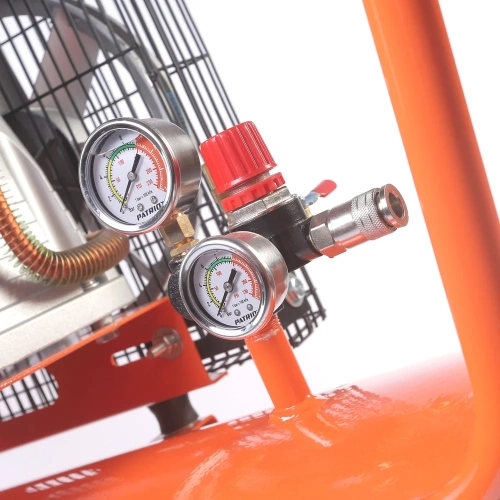 Компрессор бензиновый Patriot KGA 450 L100 - 450 л/мин, 10 бар, 100 л, 7 лс, быстросъем и «елочка» с вентилем 525102410 фото 6