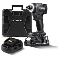 Шуруповерт ударный аккумуляторный Ставр 230 Нм, hex 1/4+1/2, BL двиг, 18V UNI-M, Stavr SID 18BL-230V-1K 9022300034
