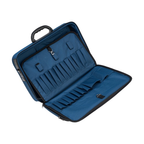 Кейс монтера, 470х340х110 мм, 25 карманов, наплечный ремень Сибртех фото 4