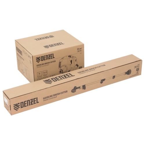 Триммер бензиновый DR-33S, 33 см3, разъемная штанга, состоит из 2 частей Denzel фото 17