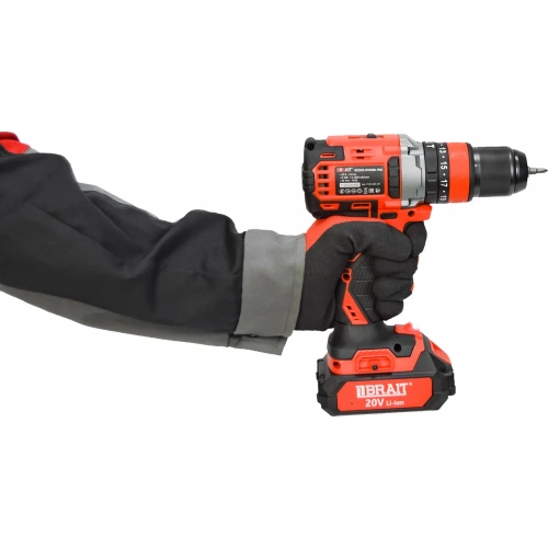 Аккумуляторная дрель BRAIT BCDI20-2PUMBL PRO 21.01.204.101 фото 9
