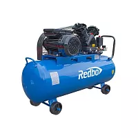 Компрессор масляный ременной Redbo ACO-100/2400B (2.4кВт, 380л/мин, 100л, 3 цилиндра, ремень) 39785
