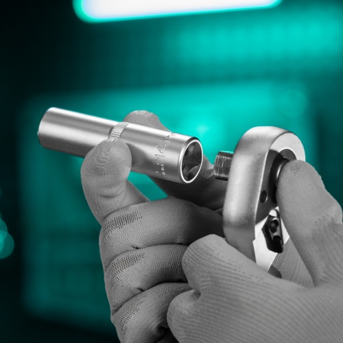 Головка торцевая удлиненная, 14 мм, шестигранная, CrV, под квадрат 1/2 Stels фото 6