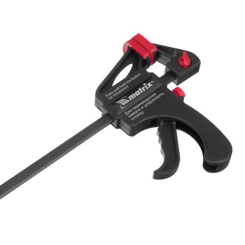 Струбцина универсальная F-образная, 200 х 315 х 45 мм, пластмассовый корпус Matrix фото 4