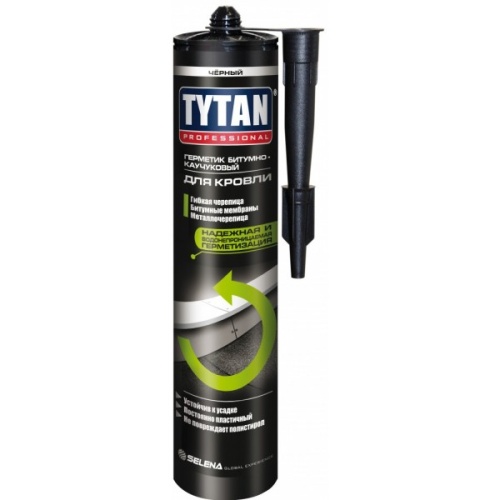 Титан / Tytan Professional герметик битумно-каучуковый для кровли черный 310 мл
