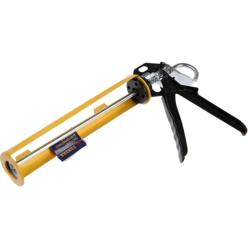 Пистолет для герметика ТУНДРА  полуоткрытый, круглый шток, 225 мм 1935502 фото 5