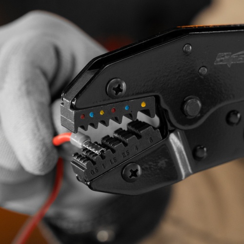 Клещи, 0.5-6 мм, для обжима электрокабеля Sparta фото 12