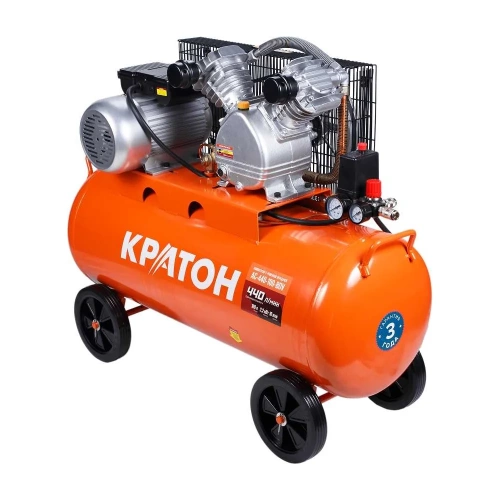 Масляный компрессор с ременным приводом Кратон AC-440-100-BDV 3 01 01 040 фото 3